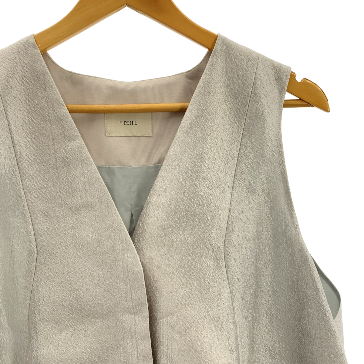 LE PHIL / 루필 | 실크 자가드 지레 블라우스 / 안감 포함 | F | 여성