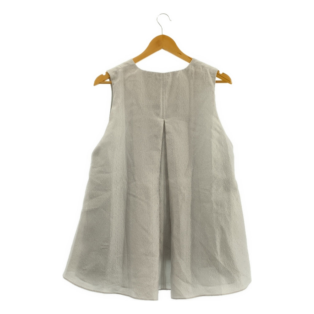 LE PHIL / 루필 | 실크 자가드 지레 블라우스 / 안감 포함 | F | 여성