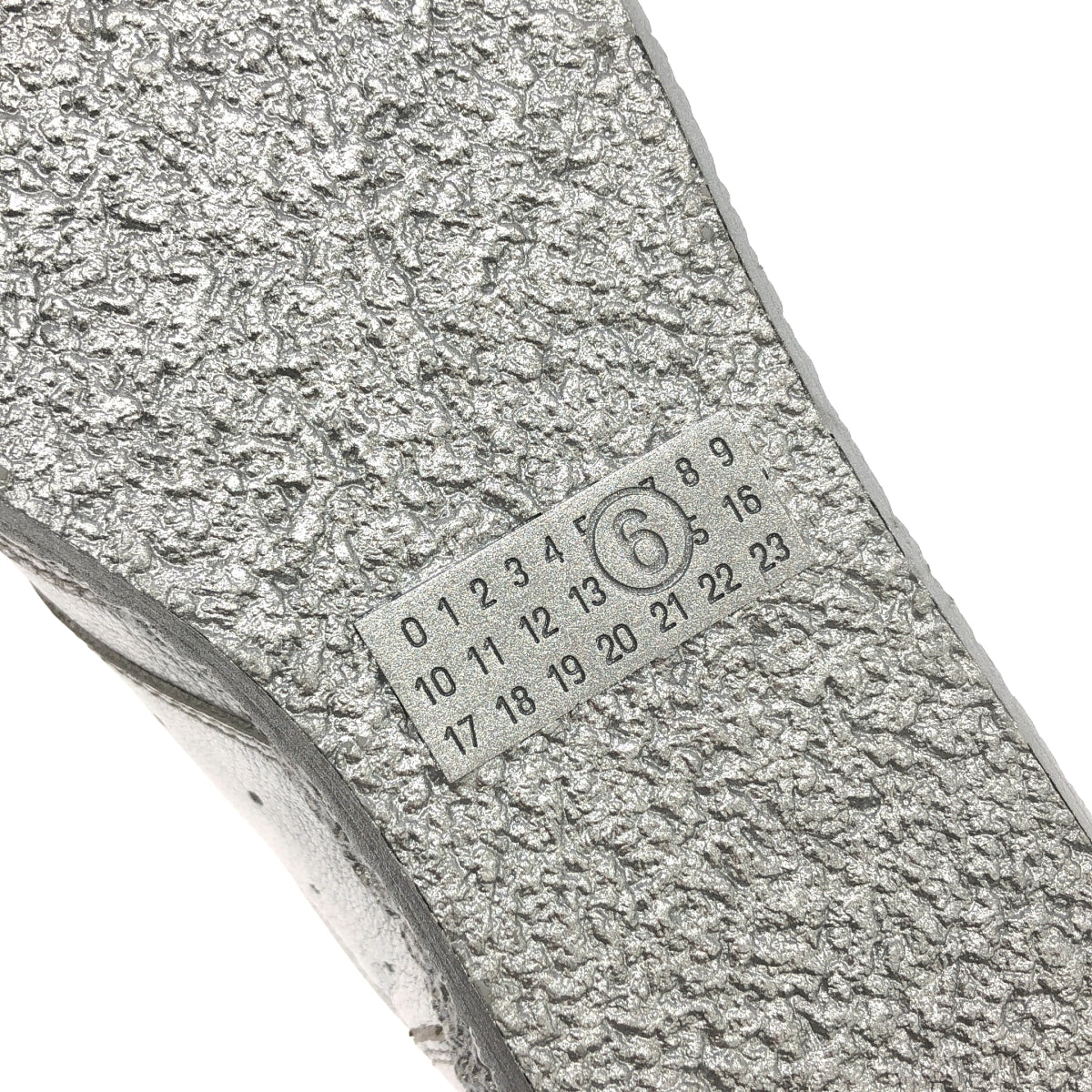 MM6 Maison Margiela / エムエムシックスメゾンマルジェラ | 2023AW | メタリック ローカット スニーカー | 36 |