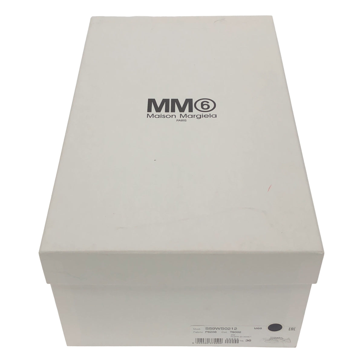 [미품] MM6 Maison Margiela / 엠엠 식스 메종 마르제라 | 2023AW | 메탈릭 로우 컷 스니커즈 | 36 | 실버 |