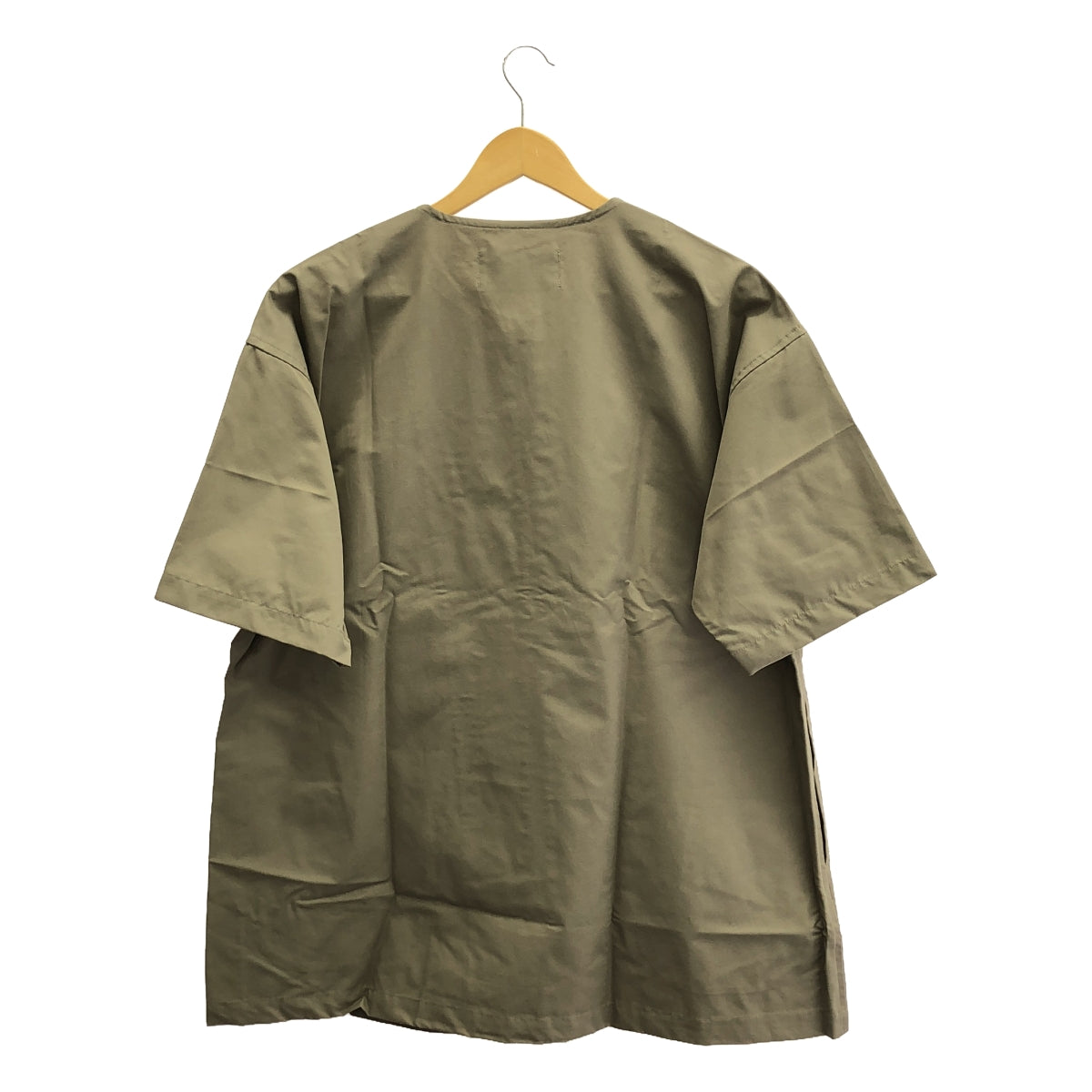 [新] prasthana / Prasthana | less shirt 短袖襯衫 | M |米色 |男士