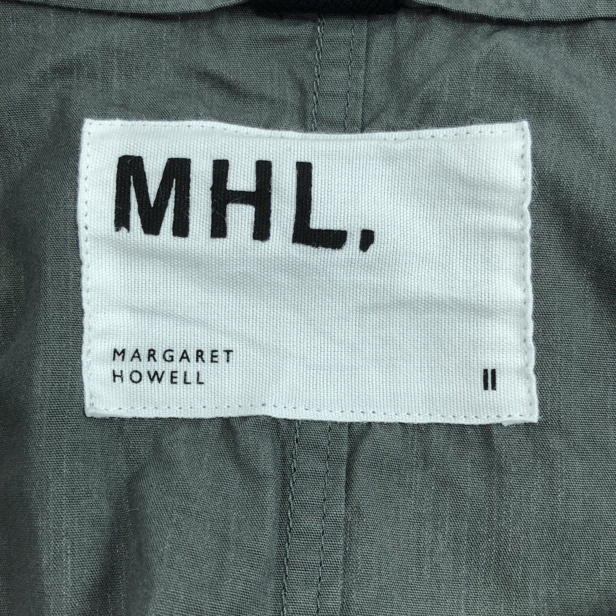 MHL. / 엠에이치엘 마가렛 하웰 | 2024SS | WASHED COTTON POPLIN OP 워시드 코튼 포플린 원피스 | 2 | 그레이 | 여성