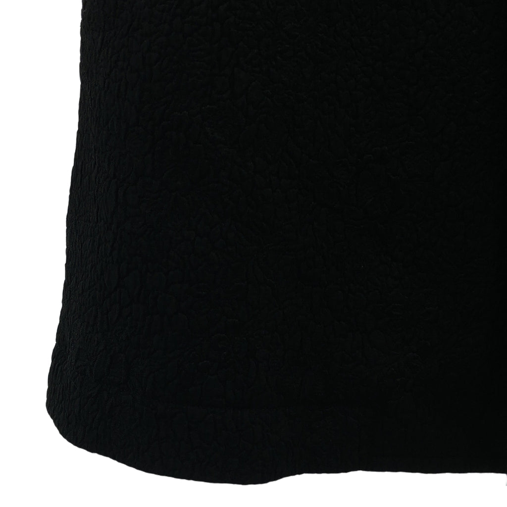 COMME des GARCONS COMME des GARCONS / Comme des | 2008秋冬 / AD2008 |花卉圖案圓領花卉提花大衣 | SS |黑色|女性的