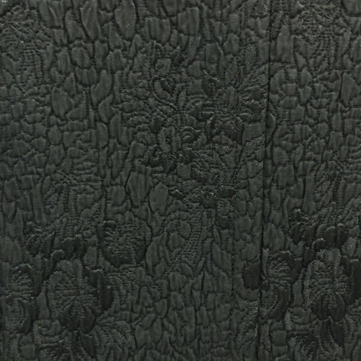 COMME des GARCONS COMME des GARCONS / コムコム | 2008AW / AD2008 | 丸襟 フローラル ジャガード コート 花柄 | SS | ブラック | レディース