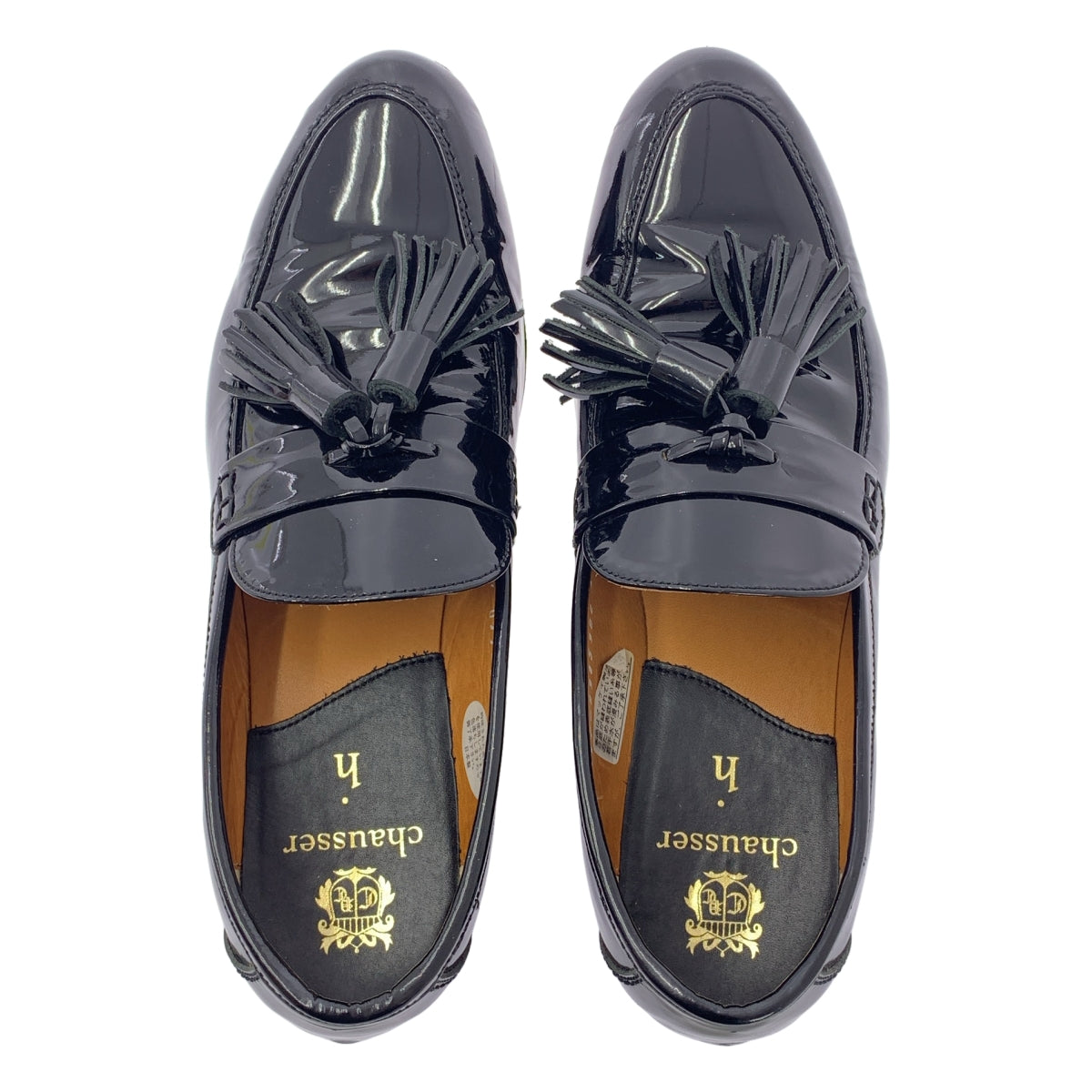 plus by chausser / 프류스 바이쇼세 | 특허 가죽 술 로파 | 35 1/2 | 블랙 |