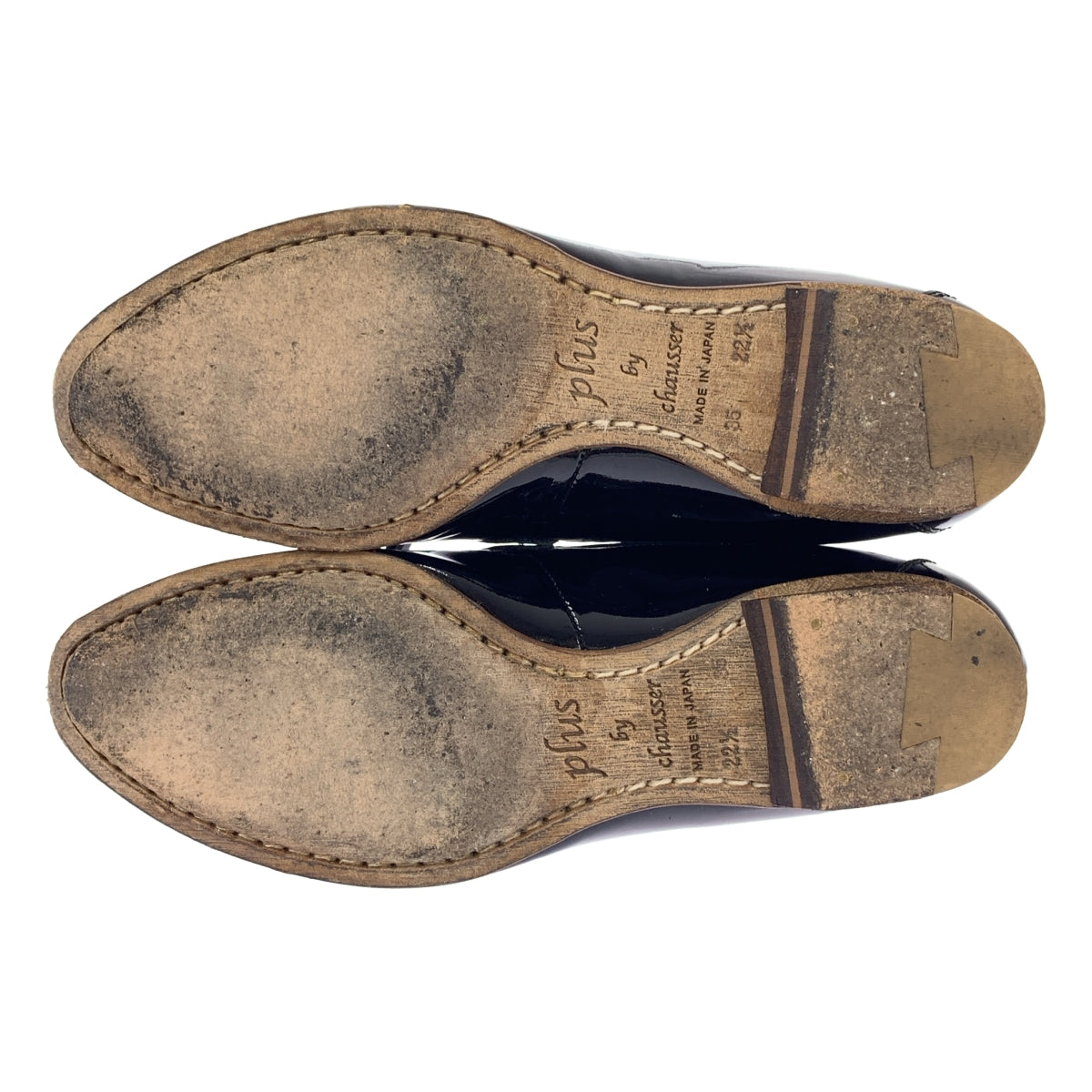 plus by chausser / 프류스 바이쇼세 | 특허 가죽 술 로파 | 35 1/2 | 블랙 |