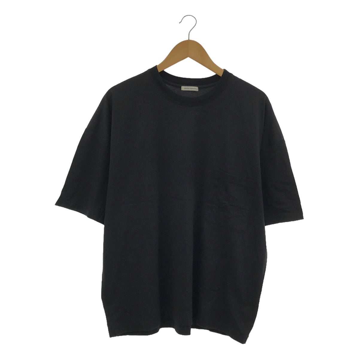 UNIVERSAL PRODUCTS / ユニバーサルプロダクツ | S/S POCKET T-SHIRT クルーネック ポケットTシャツ | 3 | ブラック | メンズ