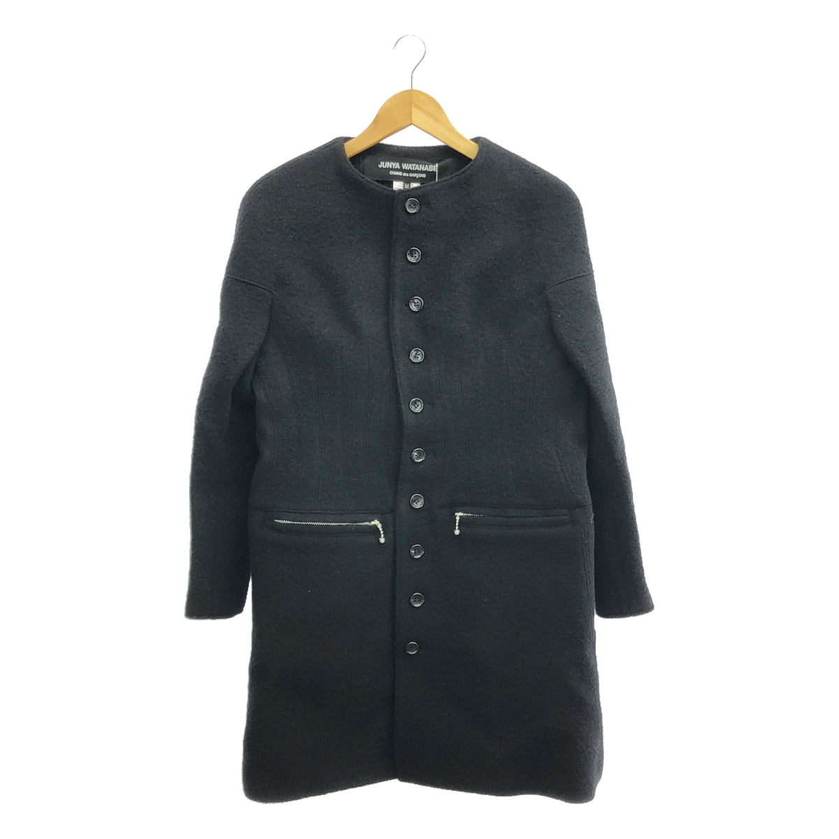 JUNYA WATANABE COMME des GARCONS / 渡邊淳也 | 2017秋冬 | 3D 喇叭無領麥爾登夾克 | M |黑色 |女性的