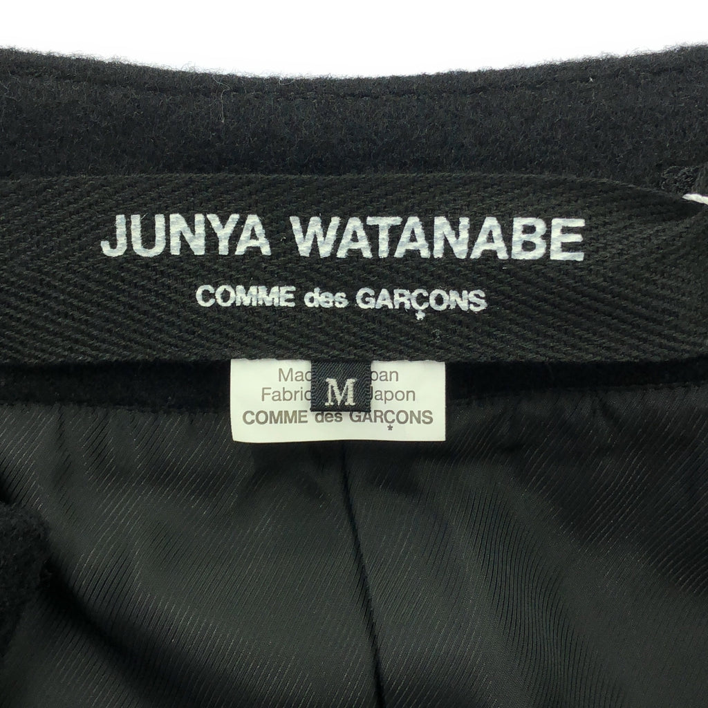 JUNYA WATANABE COMME des GARCONS / 渡邊淳也 | 2017秋冬 | 3D 喇叭無領麥爾登夾克 | M |黑色 |女性的