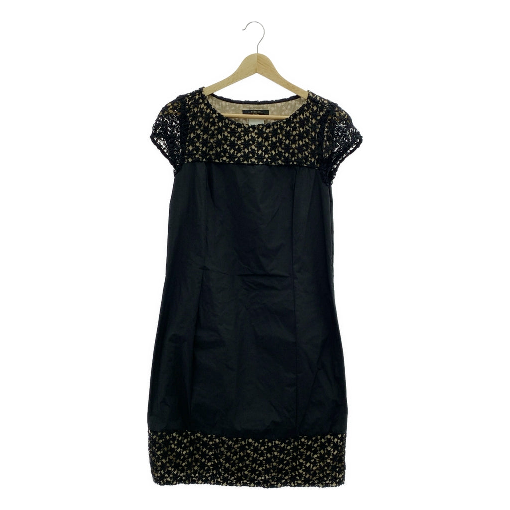 WEEKEND MAX MARA / ウィークエンドマックスマーラ | フラワーレース サイドジップ ドレス ワンピース | 40 | レディース