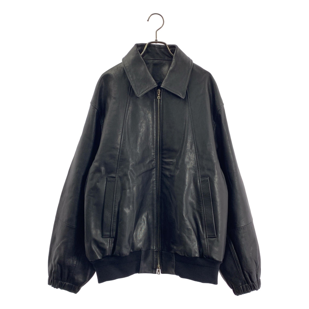 ssstein / 슈타인 | 2024AW | LEATHER ZIP SHORT JACKET 가죽 Zip 짧은 재킷 | M | 남성
