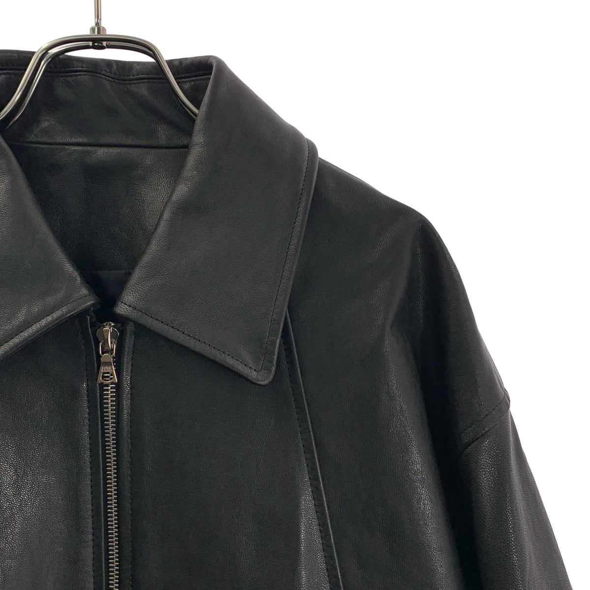 ssstein / シュタイン | 2024AW | LEATHER ZIP SHORT JACKET レザー