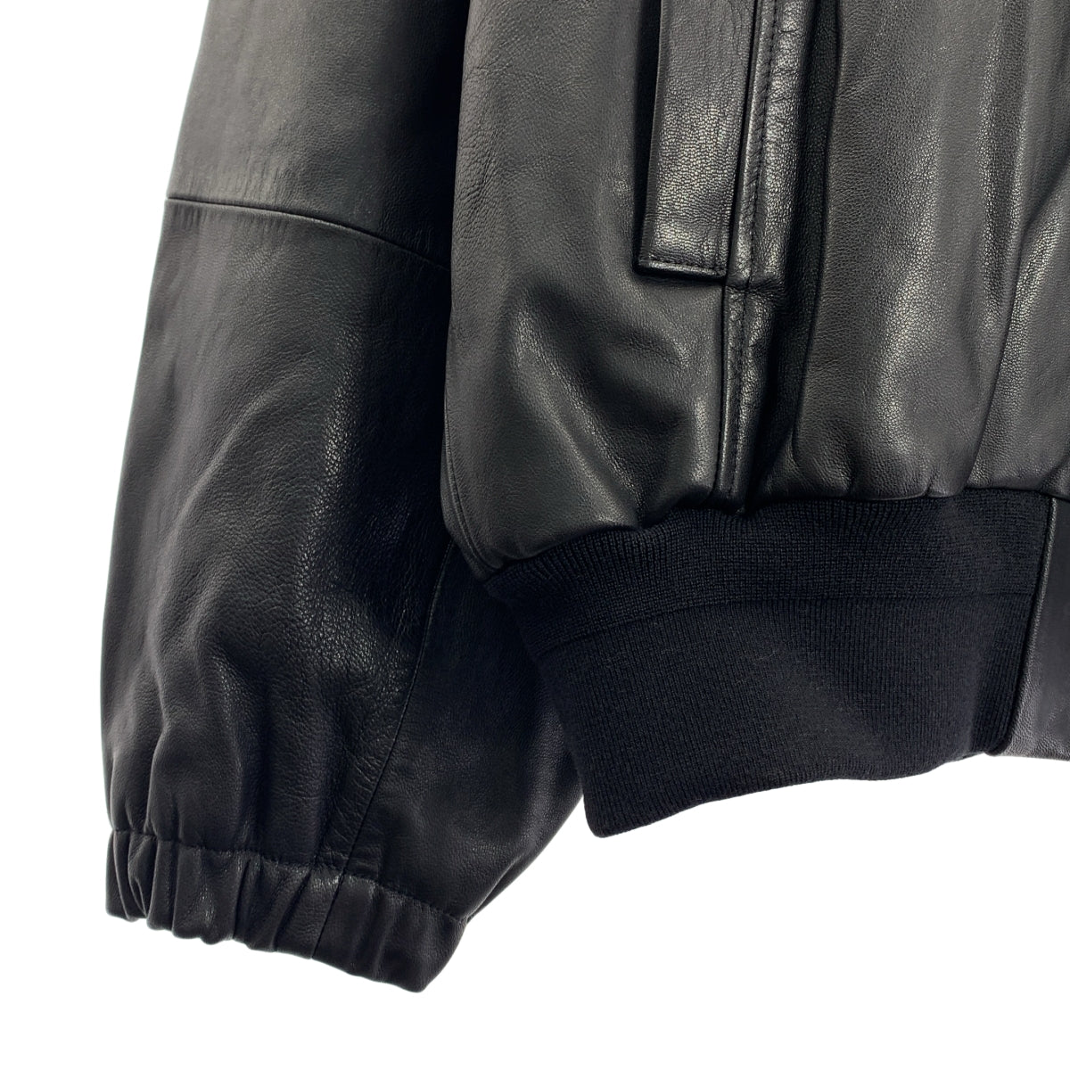 ssstein / 슈타인 | 2024AW | LEATHER ZIP SHORT JACKET 가죽 Zip 짧은 재킷 | M | 남성