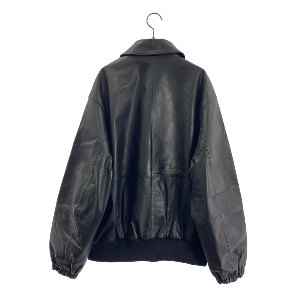 ssstein / 슈타인 | 2024AW | LEATHER ZIP SHORT JACKET 가죽 Zip 짧은 재킷 | M | 남성