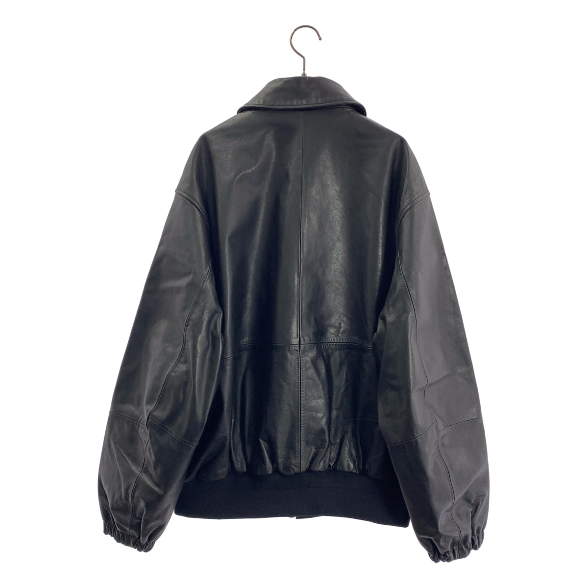 ssstein / 슈타인 | 2024AW | LEATHER ZIP SHORT JACKET 가죽 Zip 짧은 재킷 | M | 남성
