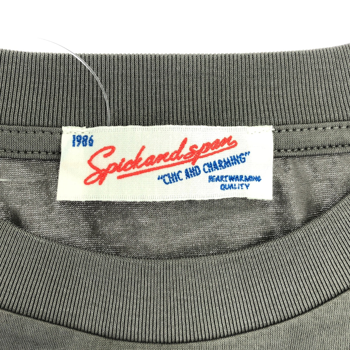 [Good Condition] Spick and Span | 2024SS | Fine Cotton Jersey Sleeveless Pullover | F | Gray