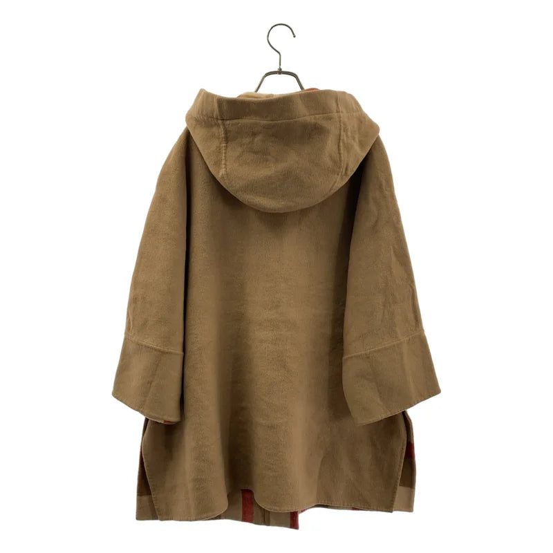 WEEKEND MAX MARA / ウィークエンドマックスマーラ | ダブルフェイス 裏地チェック ウールダッフルコート | 38 | レディース