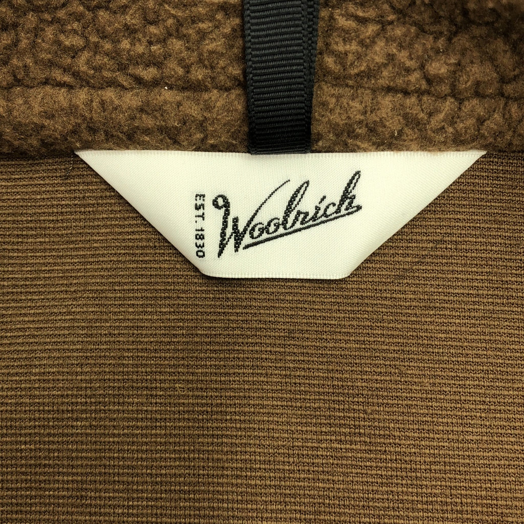 Plage / 플라주 | 【WOOLRICH/울 리치】 별주 FLEECE 재킷 | L | 브라운 |