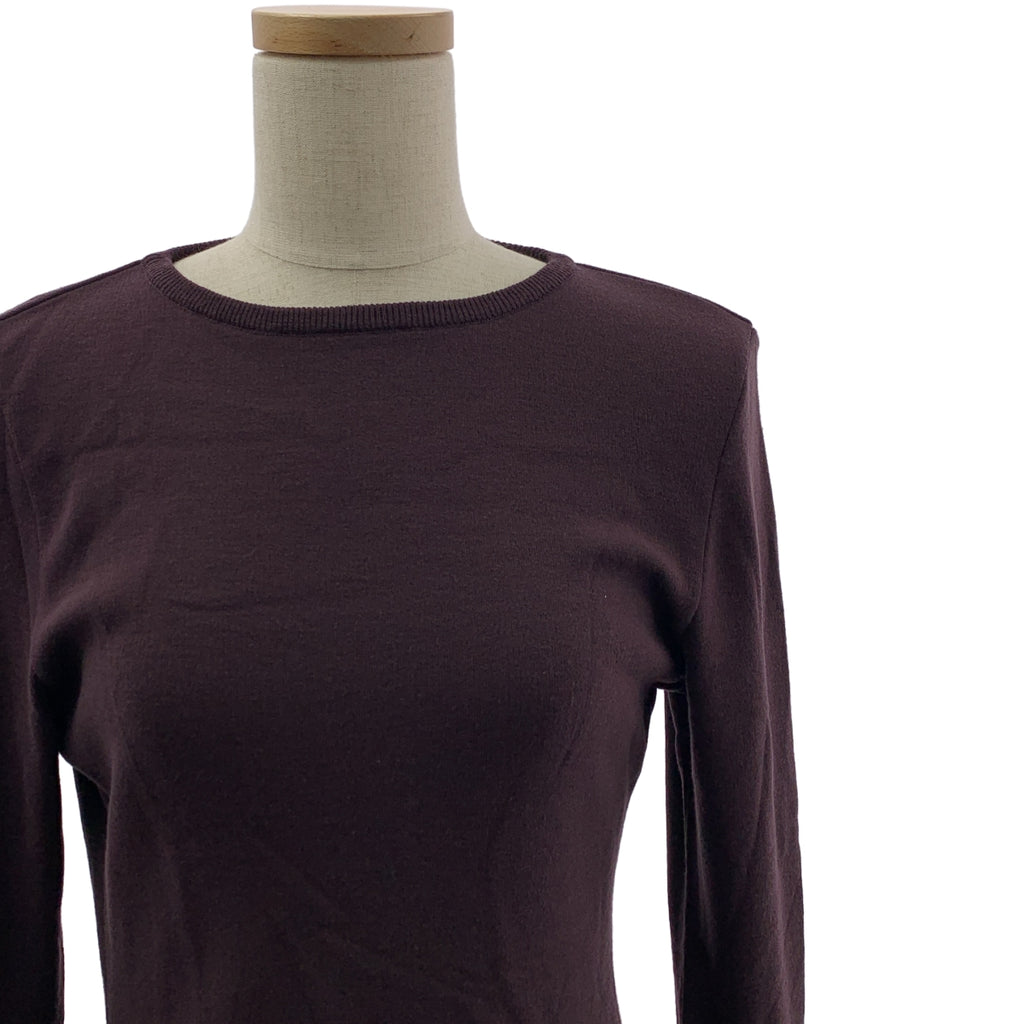 HARUNOBUMURA​​TA | 垂墜袖口光滑針織上衣 / 寬袖長針織毛衣 | 尺寸 36 | 女款