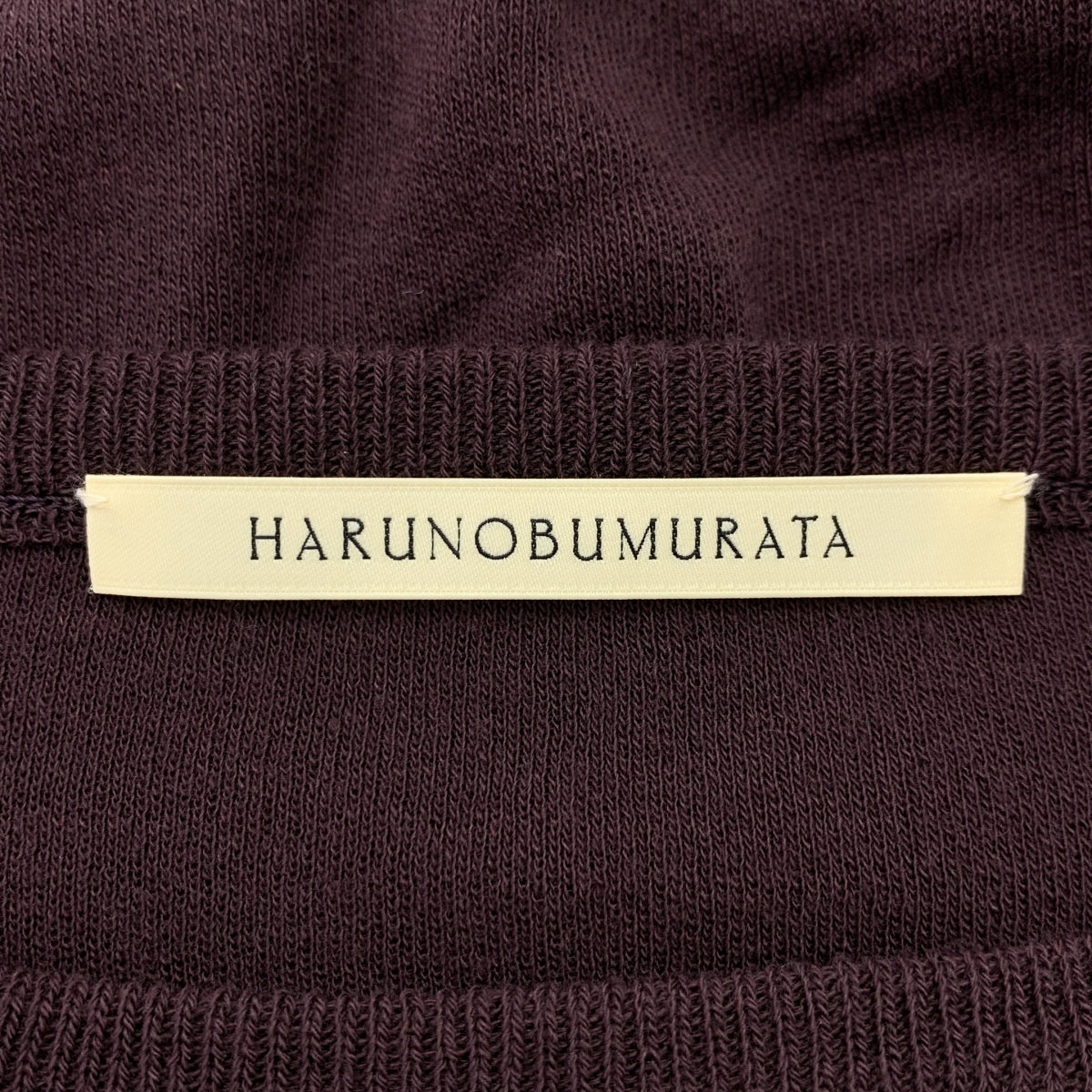 HARUNOBUMURA​​TA | 垂墜袖口光滑針織上衣 / 寬袖長針織毛衣 | 尺寸 36 | 女款
