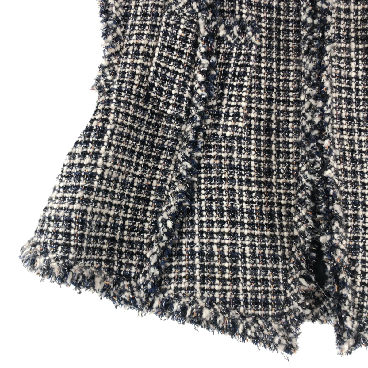 sacai / サカイ | 2024AW | Tweed Vest カットオフ ツイード ベスト