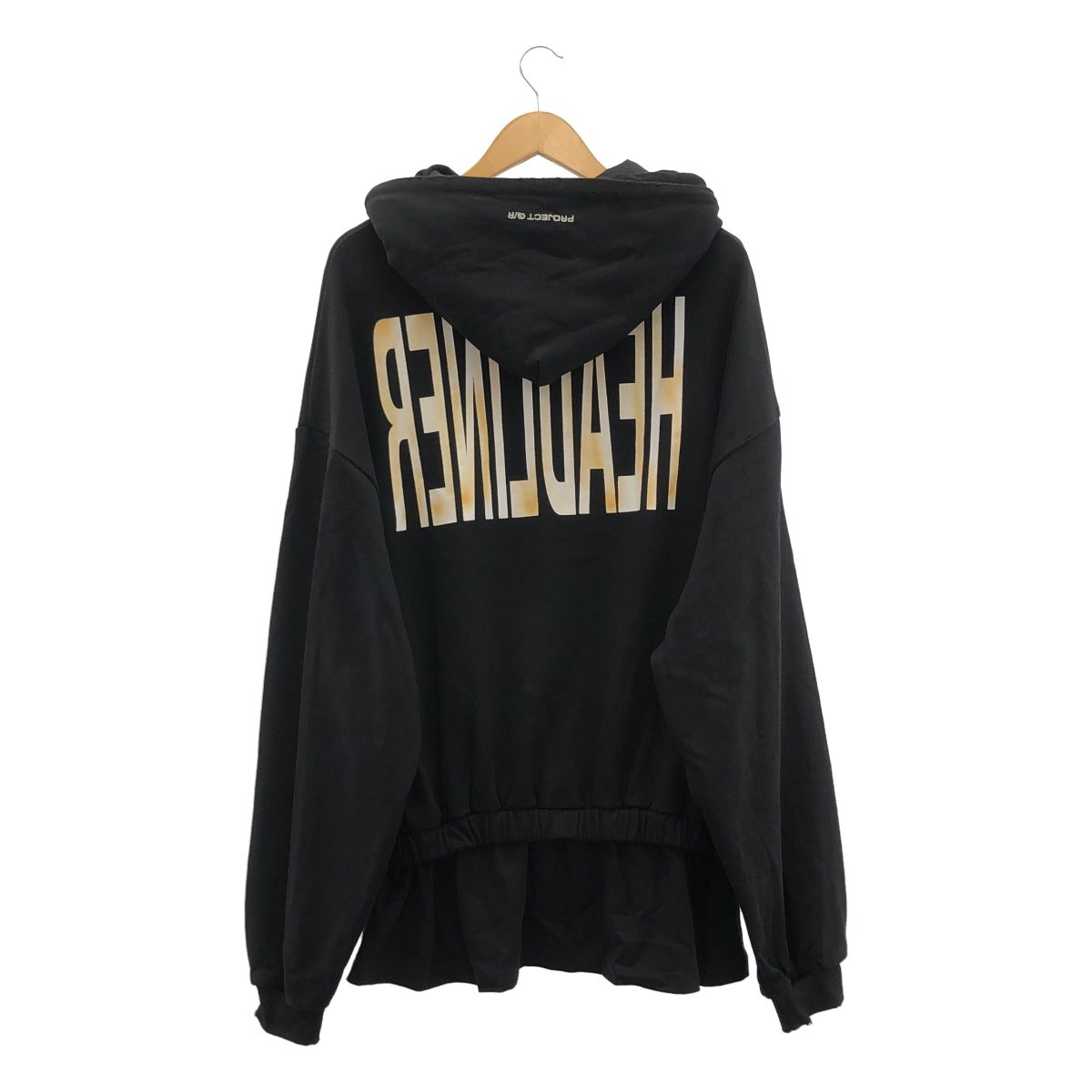 PROJECT G/R / 프로젝트 지아르 | DOUBLE LAYERED HOODIE 데미지 가공 레이어드 파커 | 1 | 맨즈