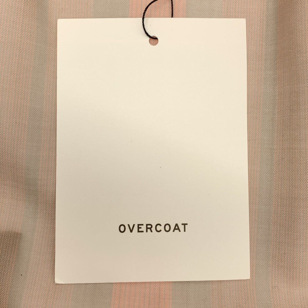 OVERCOAT / オーバーコート | ウール ストライプ オープンカラーシャツ | 00 |