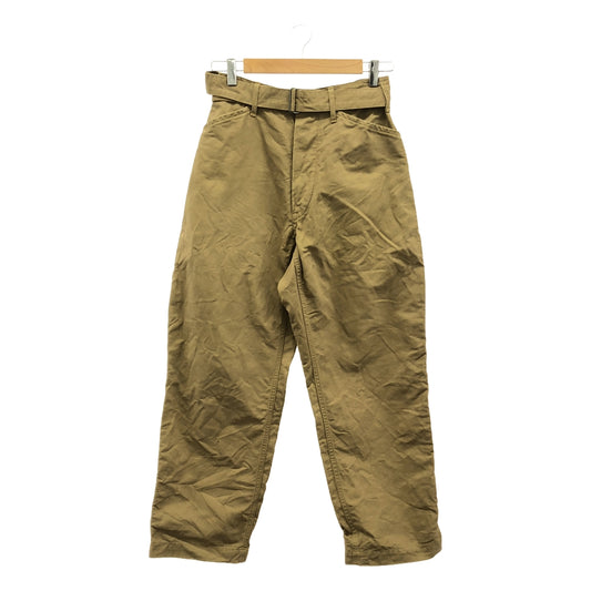 COMOLI | Cotton linen belted pants | 1 | Men's