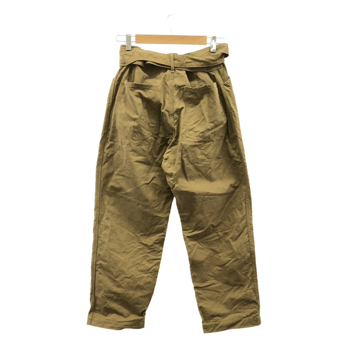 COMOLI | Cotton linen belted pants | 1 | Men's