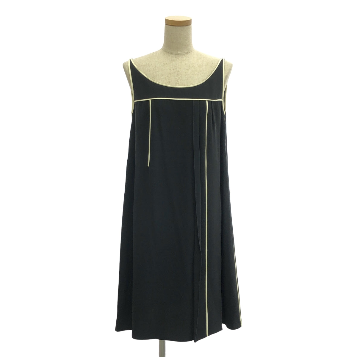 PRADA | Piping Line Side Zip Dress | 38S | Women's