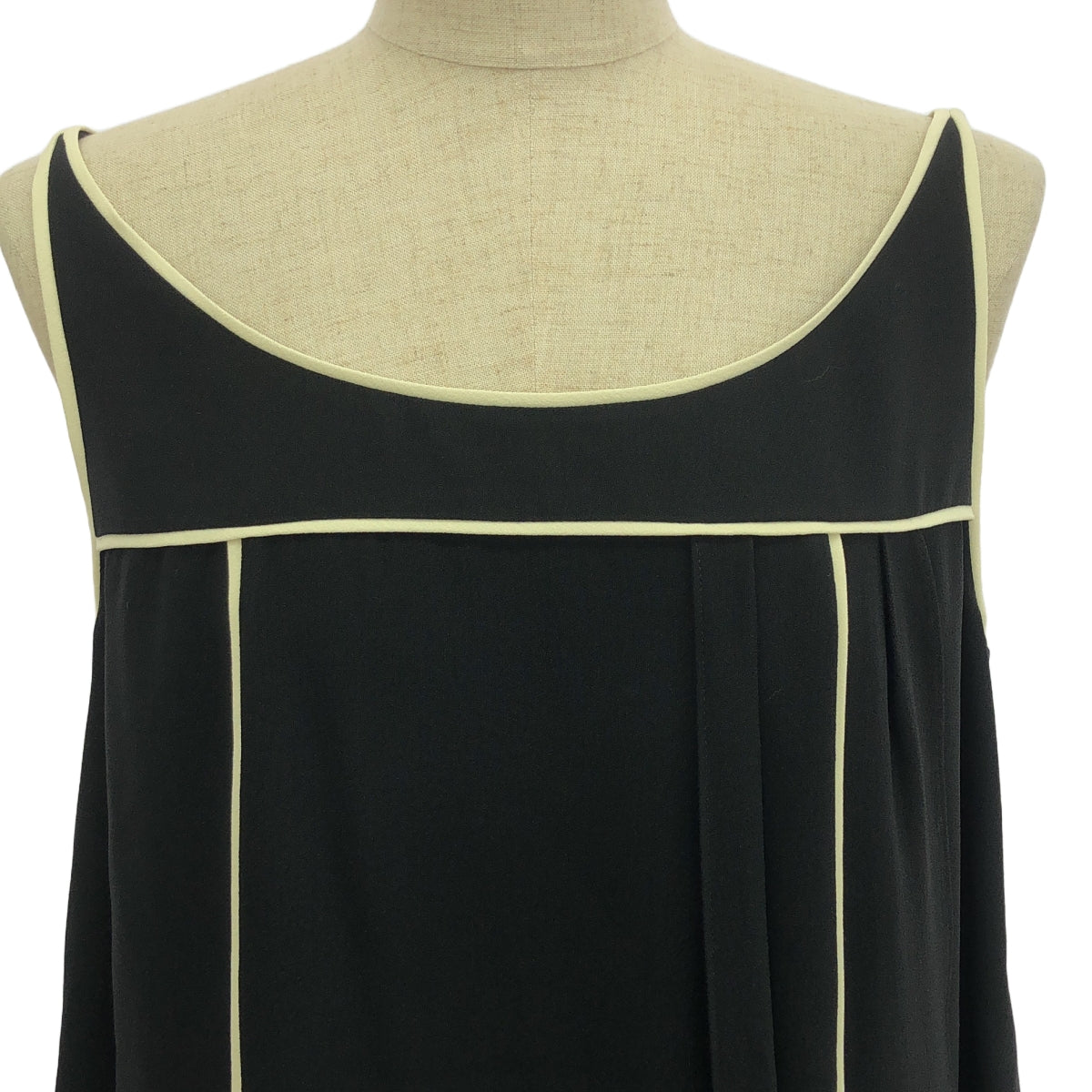 PRADA | Piping Line Side Zip Dress | 38S | Women's
