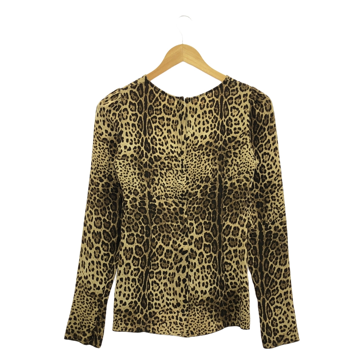 DOLCE＆GABBANA / ドルチェ＆ガッバーナドルガバ | レオパード プルオーバーシャツ ブラウス | 38 | ブラウン | レディース