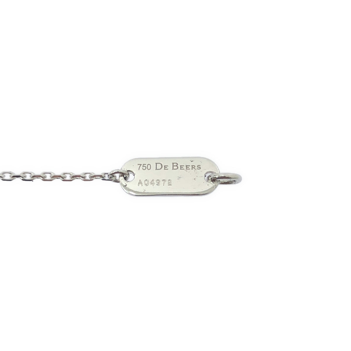 DE BEERS / デビアス | 0.41ct ハートシェイプ ダイヤモンド K18 ホワイトゴールド ネックレス |