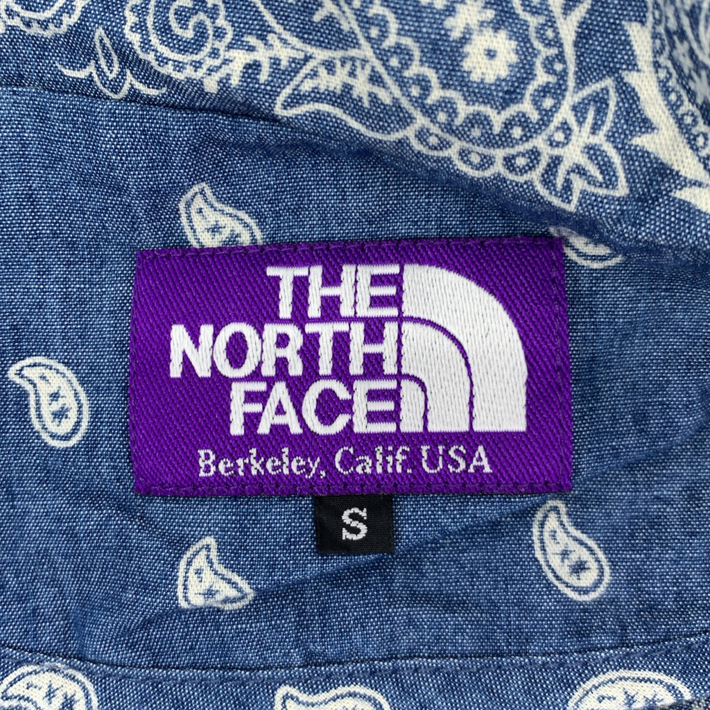 THE NORTH FACE PURPLE LABEL / ザノースフェイスパープルレーベル | NP2602N / COOLMAX Indigo Print Anorak ペイズリー柄 アノラック パーカー | S | ブルー/ホワイト | メンズ