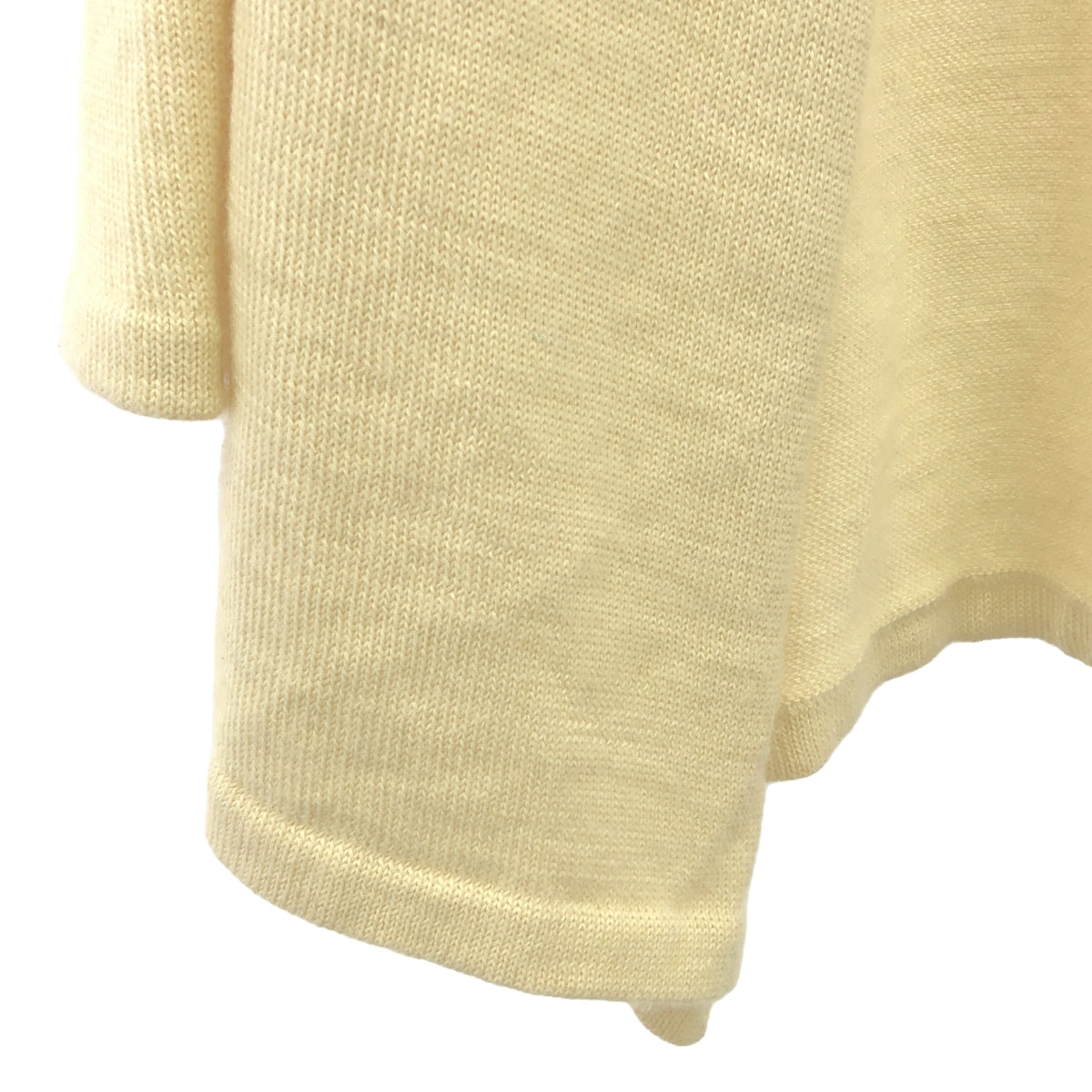 veritecoeur / Veritecoeur | Alpaca Silk Buttonless Knit Cardigan | F | Ecru | Women's