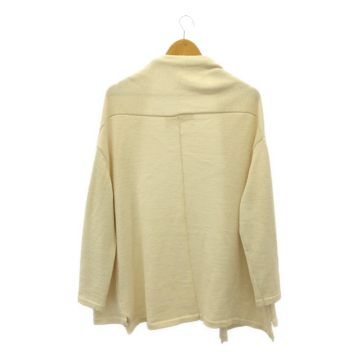 veritecoeur / Veritecoeur | Alpaca Silk Buttonless Knit Cardigan | F | Ecru | Women's