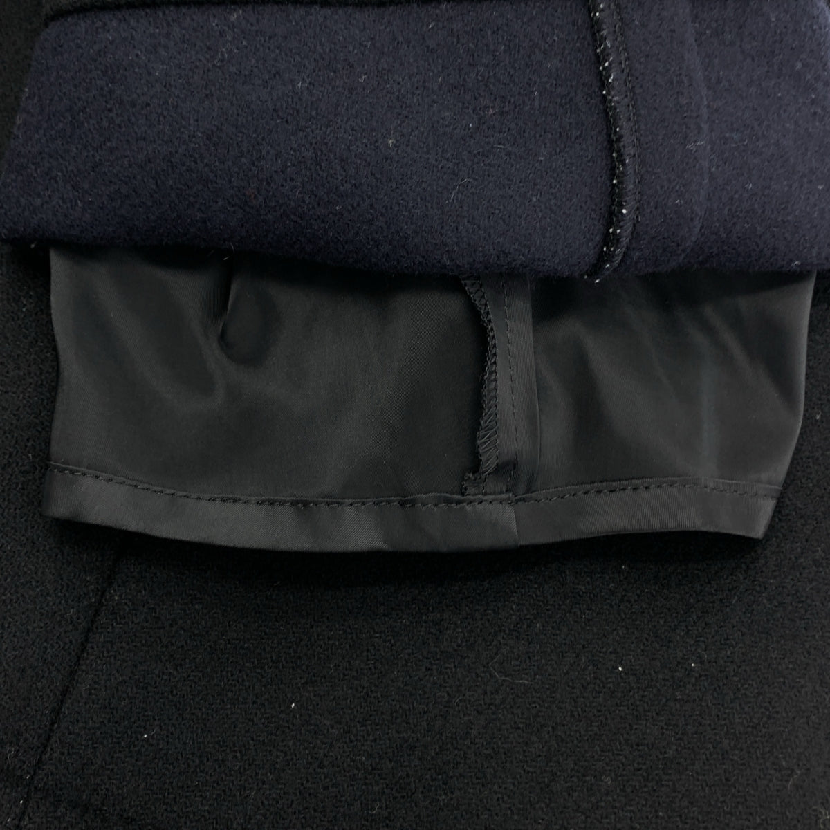 ENFOLD | 2023 秋冬 | 圓下擺大衣 / 羊毛圓下擺短大衣 | 38碼 | 黑色 | 女款