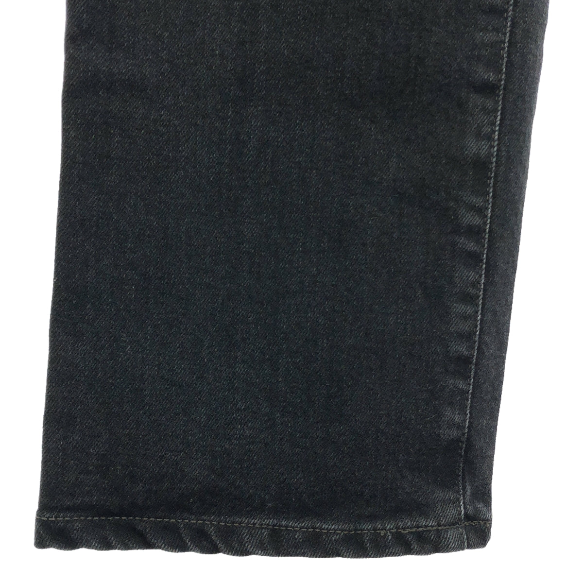 【新品】  MIESROHE / ミースロエ | ストレート デニムパンツ | 1 | ブラック | レディース