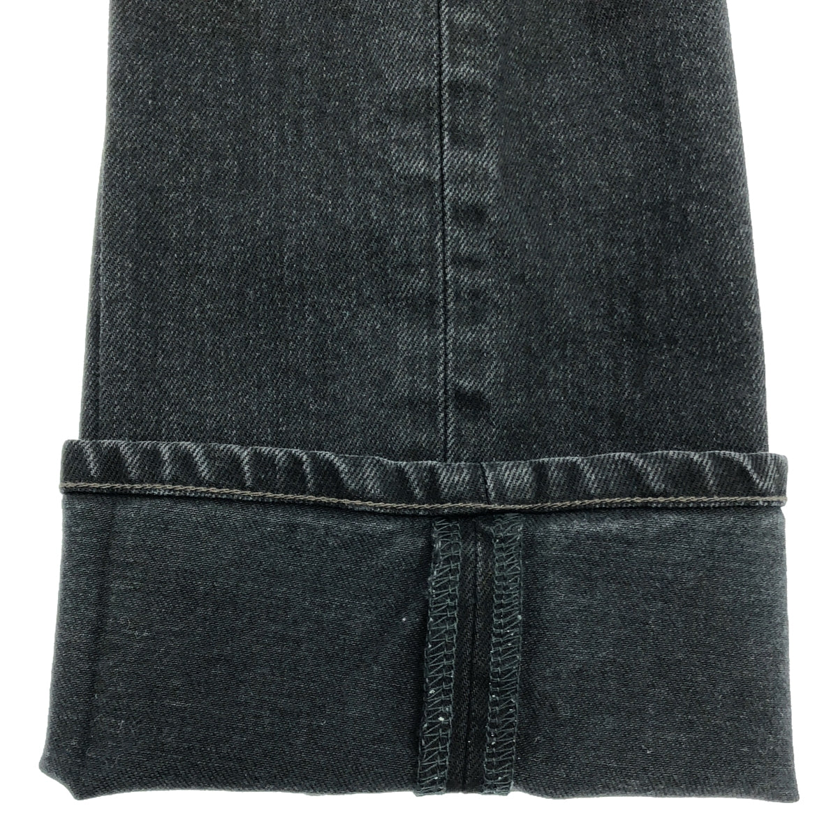 【新品】  MIESROHE / ミースロエ | ストレート デニムパンツ | 1 | ブラック | レディース