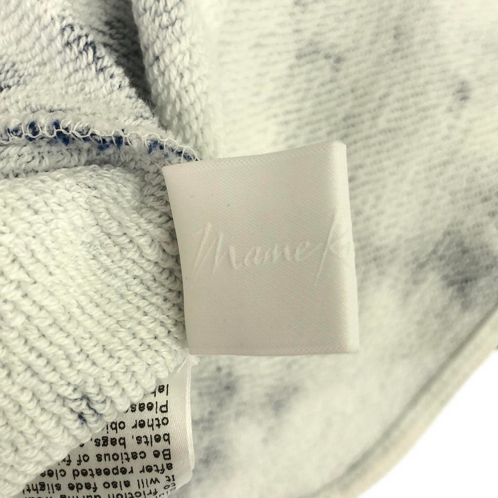 [新] Mame Kurogouchi | 2024SS |花卉植絨印花羊毛襯裡無袖上衣 | 2 |藍色 |女性的