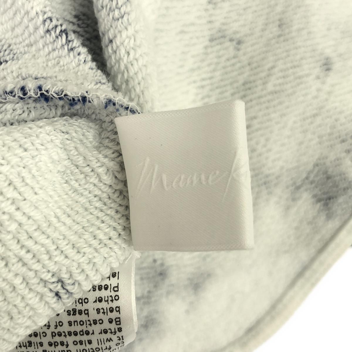 [新] Mame Kurogouchi | 2024SS |花卉植絨印花羊毛襯裡無袖上衣 | 2 |藍色 |女性的