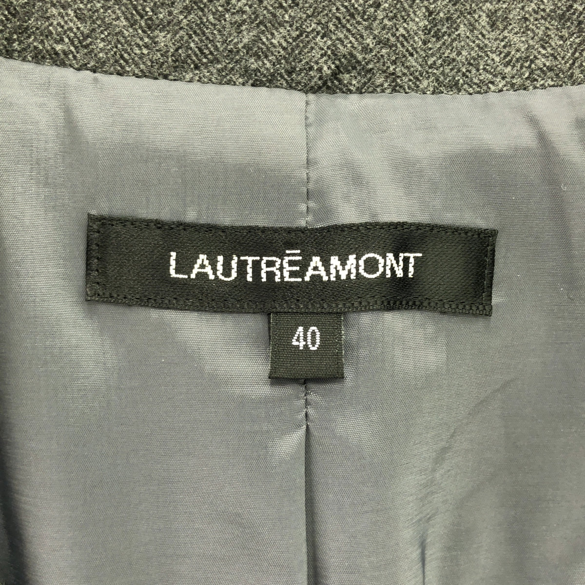 LAUTREAMONT / ロートレアモン | 起毛 テーラード ジャケット | 40 | グレー | レディース