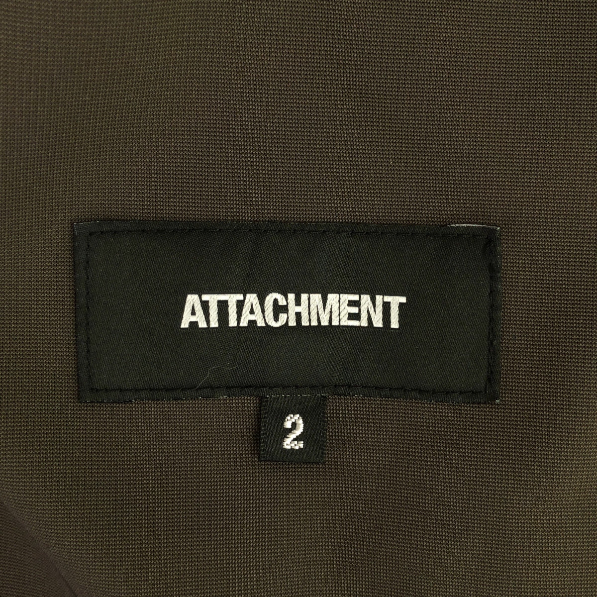 ATTACHMENT / 어태치먼트 | 매트 스트레치 저지 3B 테일러드 재킷 | 2 | 카키 | 남성