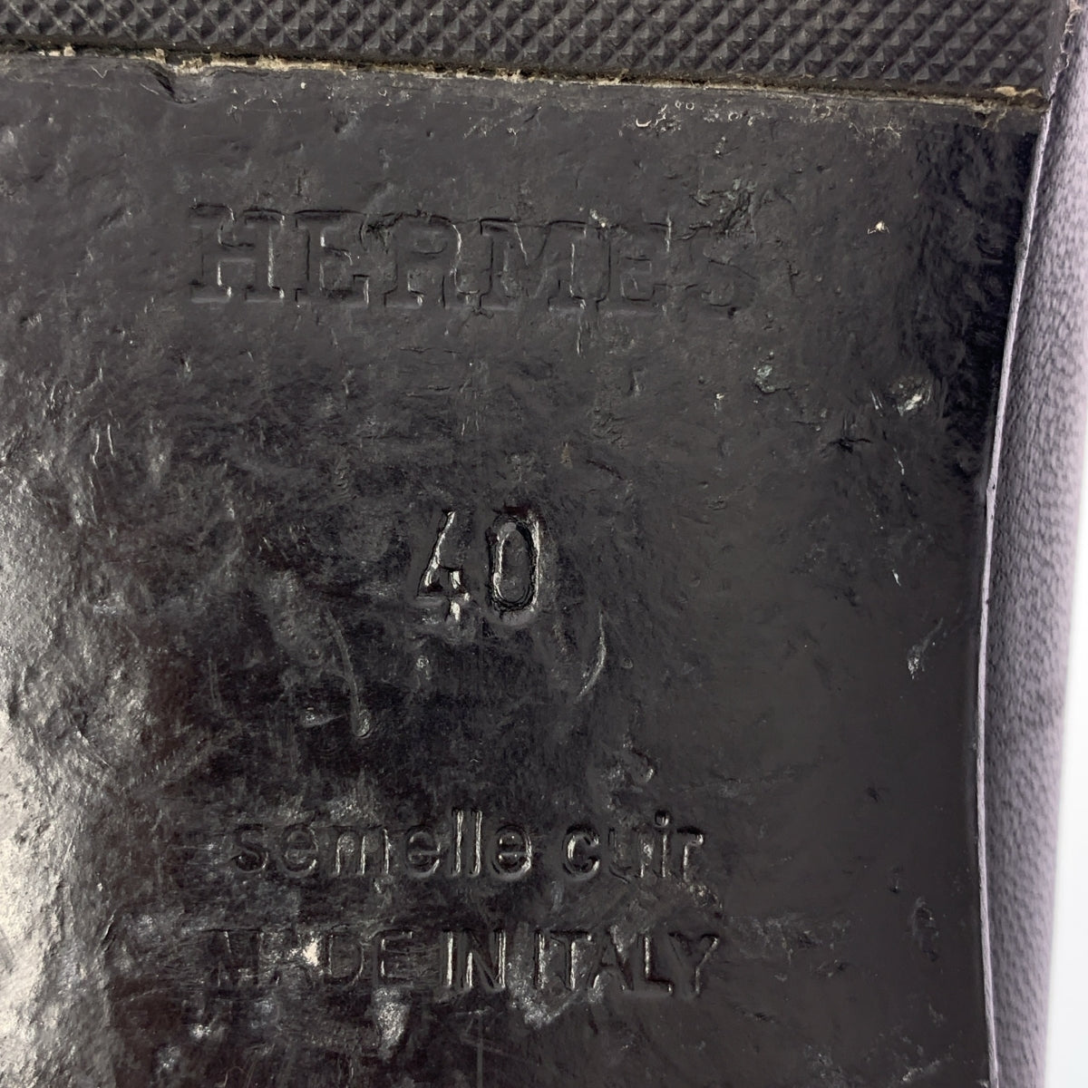 HERMES / エルメス | モカシン ロワイヤル フリンジ レザー シューズ | 40(25,5 / 26) | レディース