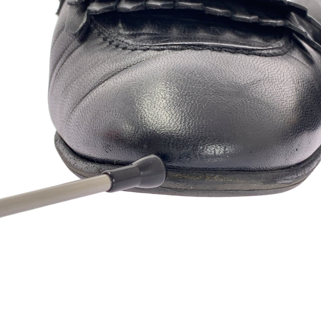 HERMES / エルメス | モカシン ロワイヤル フリンジ レザー シューズ | 40(25,5 / 26) | レディース