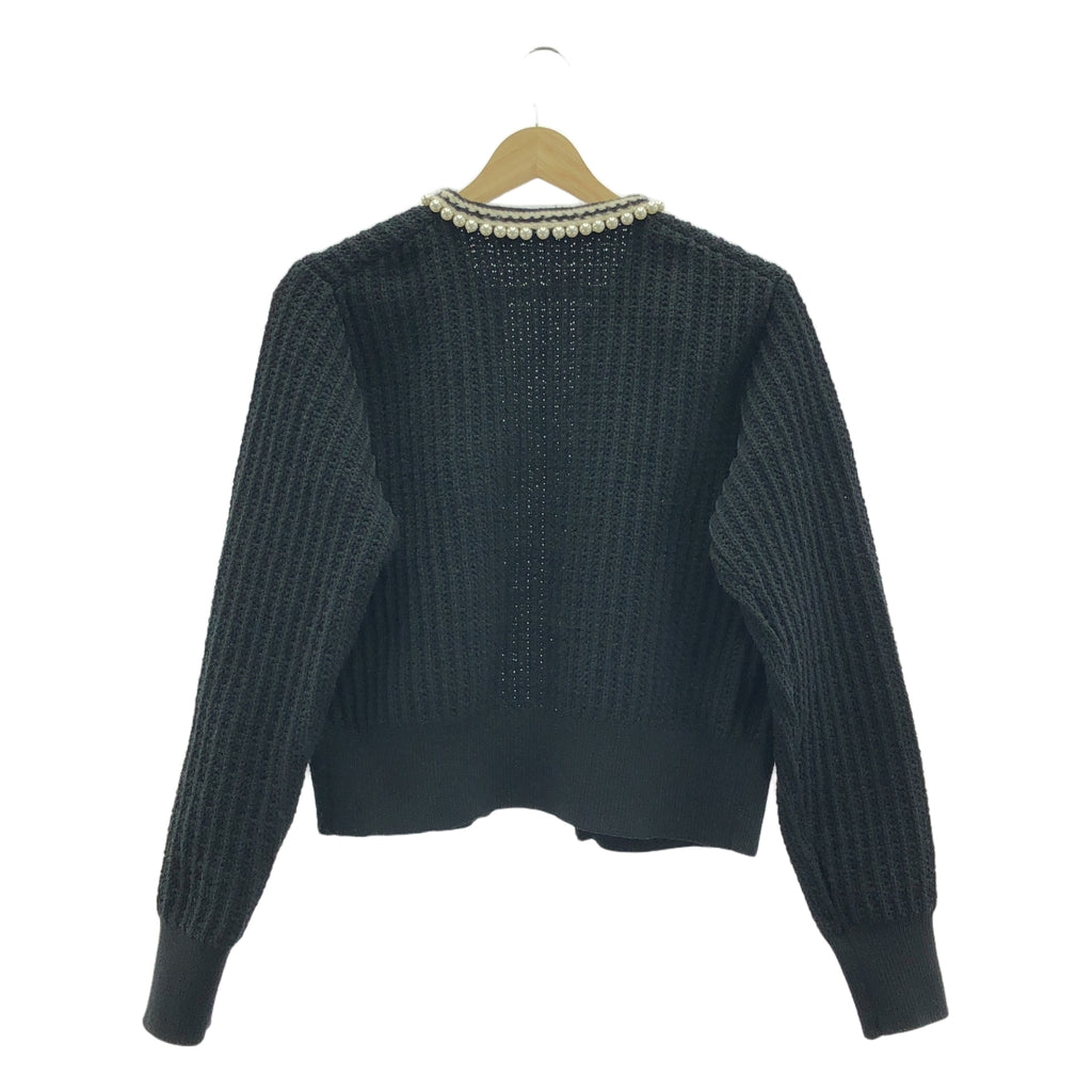 martinique / マルティニーク | Pearl Cardigan パール カーディガン | F | ブラック | レディース