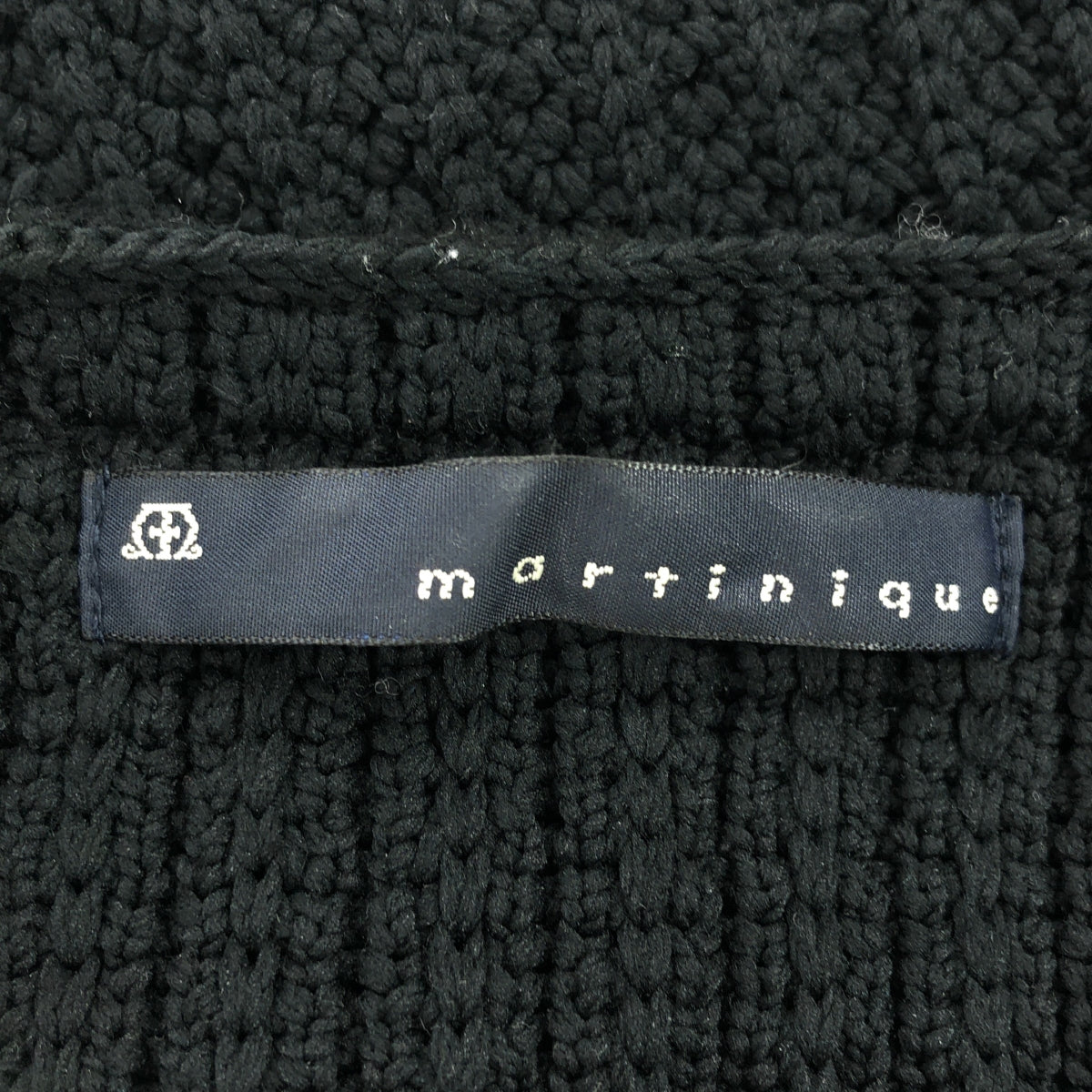 martinique / マルティニーク | Pearl Cardigan パール カーディガン | F | ブラック | レディース