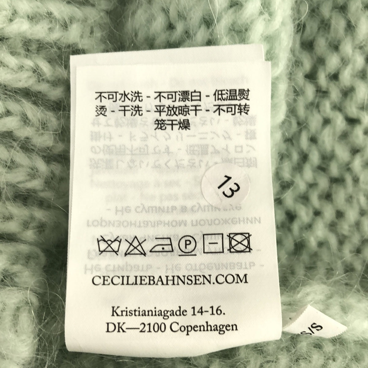 Cecilie Bahnsen / セシリーバンセン | INDIRA JUMPER KNIT ローゲージニット | XS/S | ミントグリーン | レディース