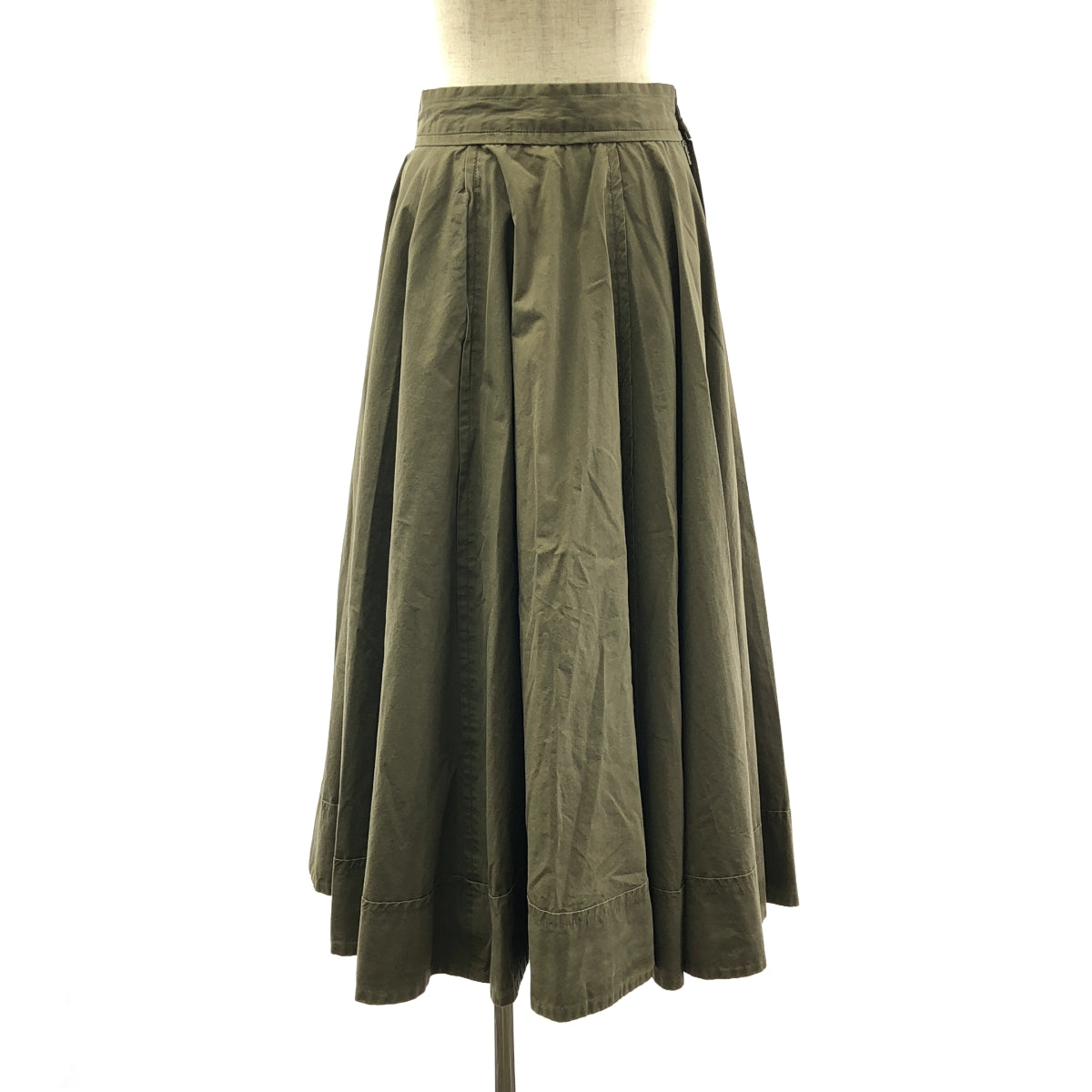 MADISON BLUE / 매디슨 블루 | 2023SS | TUCK CIRCULAR SK WASHED OUT / 인사이드 아웃 백 Zip 스커트 | 01 (S) |