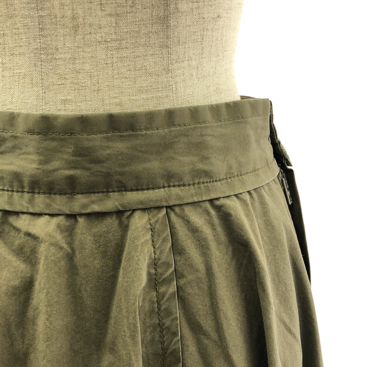 MADISON BLUE / 매디슨 블루 | 2023SS | TUCK CIRCULAR SK WASHED OUT / 인사이드 아웃 백 Zip 스커트 | 01 (S) |